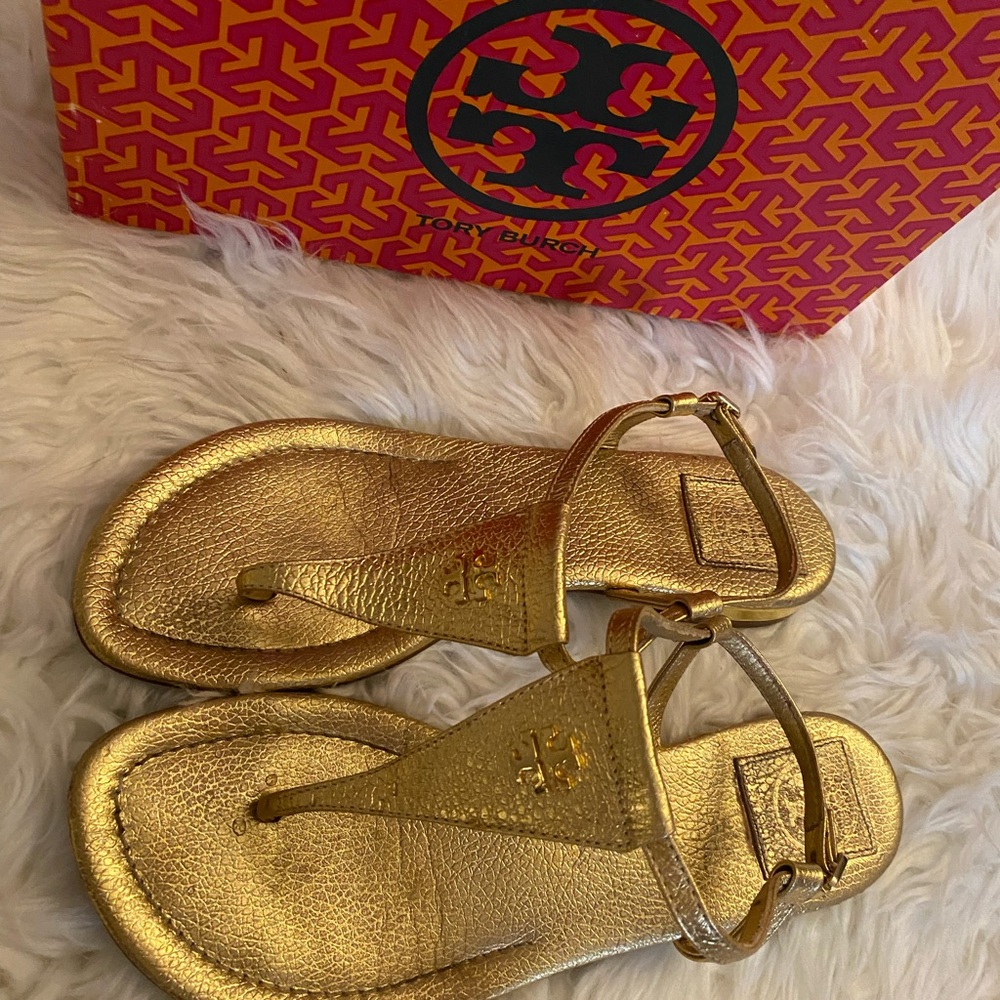 Tory Burch sandals worn a few times great condition - Picture 6 of 6